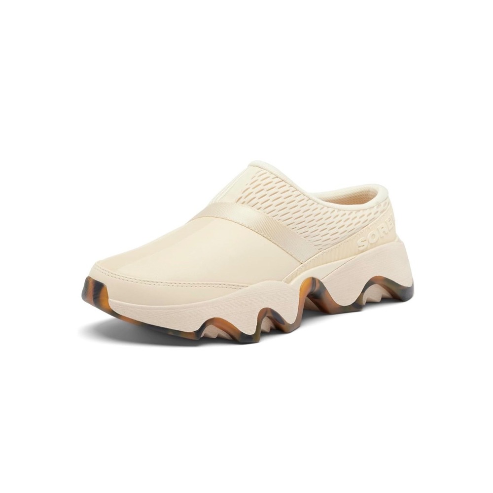 Sorel Women's Shoes Mule Kinetic Impact II Honey White 7.5